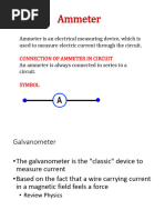 Ammeter Voltmeter