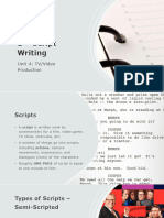 1 - Script Writing