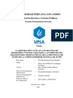 Universidad Peruana Los Andes: Facultad de Derecho y Ciencias Políticas