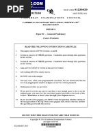 CSEC Physics P2 2015