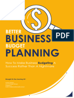 Better Business Budget Planning Author Dawkins Brown