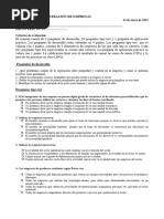 Examen de Administracion de Empresas