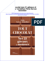 PDF of Tout Chocolat Mes 21 Gateaux Et Mousses 1St Edition Perla Servan Schreiber Full Chapter Ebook