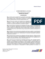 Acuerdo Ministerial Nro. 0012-2024