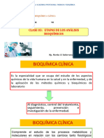 Clase 03 Etapas de Los Analisis Bioquímicos S