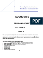 2024 Econ T2 GR 10 Revision Booklet