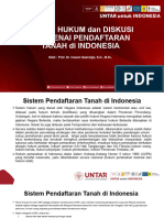 Kajian Hukum Dan Diskusi Mengenai Pendaftaran Tanah Di Indonesia