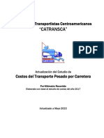 CATRANSCA - Actualización de Costos Del Transporte de Carga Terrestre Mayo 2022