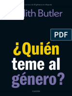 ¿Quién Teme Al Género (Judi