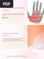 Understanding Domestic Violence