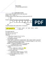 Negative Number Representation