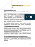 Sujetos de La Formacion Docente