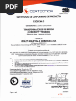 ISOLET Industria e Comercio Certificacion 5