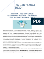 Aproximacion A Los Estudios Superiores - Las Universidades y Otras Instituciones de La Formación Superior