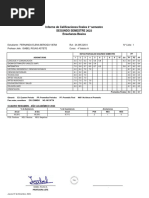 Informe de Notas4° Básico A