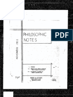 Philosophic: ,: NOTES