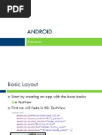 Android - Lecture 10 - Animation