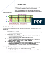 D - and F-Block Elements