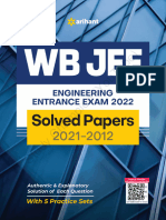 WBJEE 2012-2021 Questions With Answer