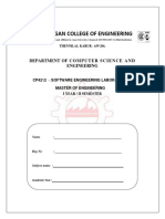 Cp4212 - Software Engineering Lab Manual