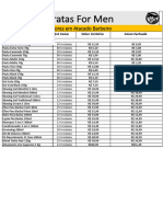 Valores Barbeiro 2024