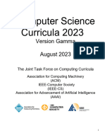 Computer Science Curricula 2023