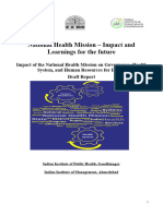 Impact of NHM On Health Systems Governance & Human Resources