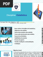 1a Sessao Tutorial - ESTATISTICA - 2018