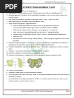 Hsslive Xii Botany Short Notes Nandini