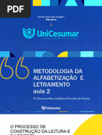 Aula 2 Ao Vivo Met Alfabetizacao e Letramento 53 2023 PDF