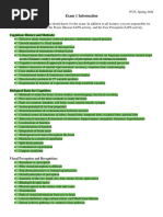 Exam 1 Information