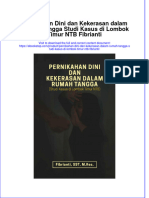 Full Download Pernikahan Dini Dan Kekerasan Dalam Rumah Tangga Studi Kasus Di Lombok Timur NTB Fibrianti Online Full Chapter PDF