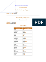 Passe Compose Theorie Et Exercices