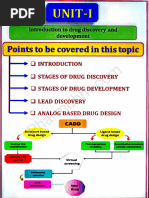 Computer Aided Drug Design Unit 1