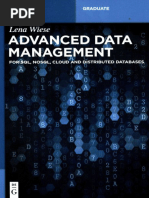 Advanced Data Management - For SQL, NoSQL, Cloud and Distributed Databases