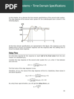 L15 Control Systems - Time Domain Specifications