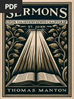 Sermons Upon John 17 - Thomas Manton