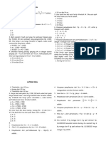 Latihan Persamaan Dan Pertidaksamaan Linier Satu Variabel