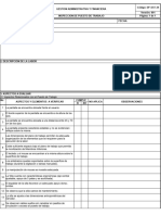 Formato de Inspeccion de Puesto de Trabajo