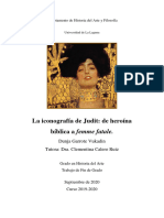 La Iconografia de Judit de Heroina Biblica A Femme Fatale