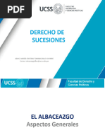 DERECHO DE SUCESIONES UCSS (Albaceazgo)