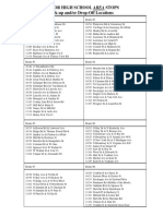 HS-area & Late Bus Stops Jan. Exam WK