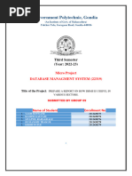 DBMS Microproject Group 09 FBAK