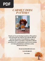 Carmen Doll Pattern