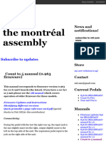 The Montréal Assembly - Count To 5 Manual (0.963 Firmware)