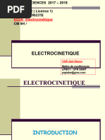 Electrocinétique Présentation