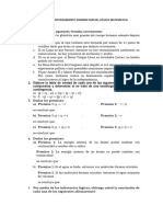 Ejercicios de Reforzamiento Examen Parcial