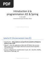 Introduction À La Programmation JEE Spring