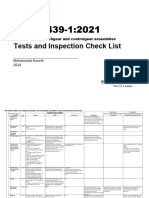 IEC 61439 - LV Switchgear Test and Inspection (Rev.2)