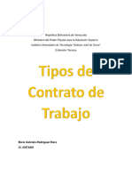 Tipos de Contrato de Trabajo